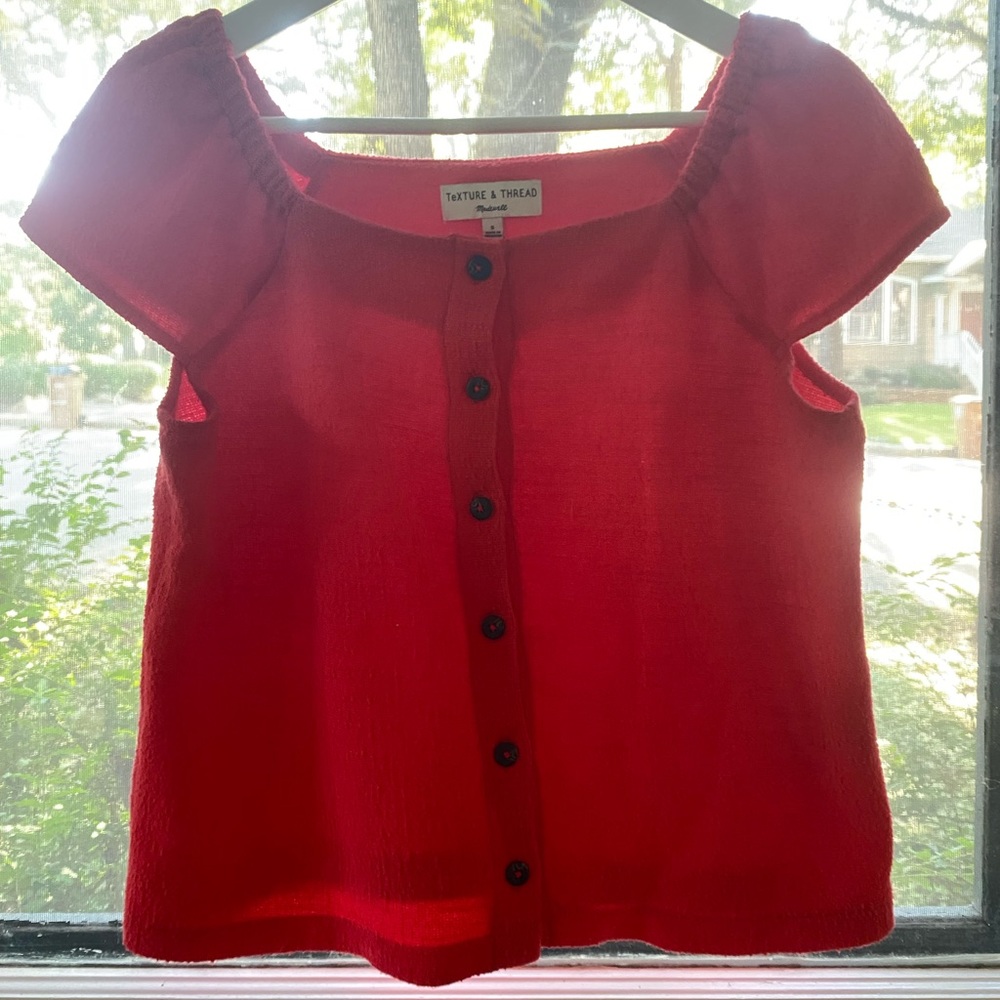 Madewell Texture and Thread top